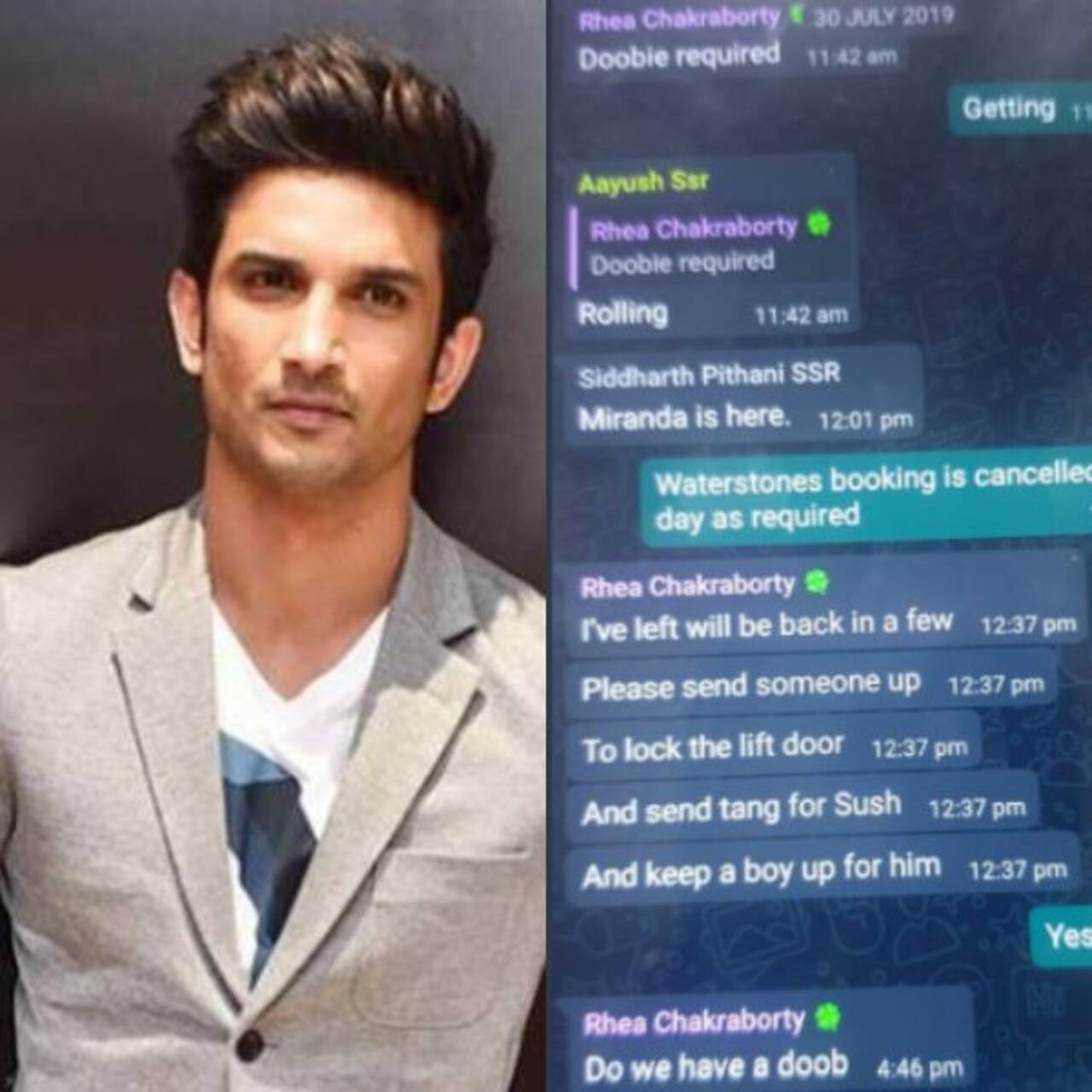 Sushant Singh Rajput Case Rhea Chakraborty And Team Ssrs Drugs Related Whatsapp Chats Leaked 