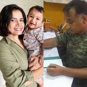 Taarak Mehta Ka Ooltah Chashmah's Mayur Vakani paints a beautiful portrait of Priya Rajda aka Rita Reporter and her baby