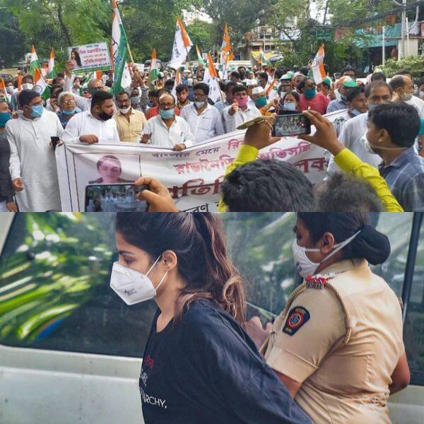 Bollywood News - Rhea Chakraborty Arrest: Congress Takes Out Rally For ...