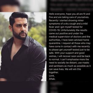 आफताब शिवदासानी को हुआ कोरोना वायरस, घर में ही होंगे क्वारंटाइन