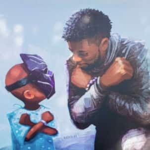 Disneyland pays tribute to the late Chadwick Boseman aka Black Panther with a beautiful art work - view pic
