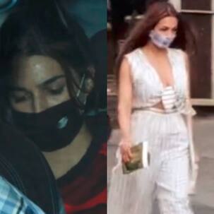 Spotted: Malaika Arora seen after COVID-19 recovery, Kriti Sanon snapped in her car