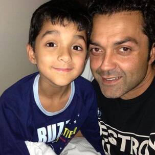 Bobby Deol's younger son Dharam is a fan of THIS Bollywood action star