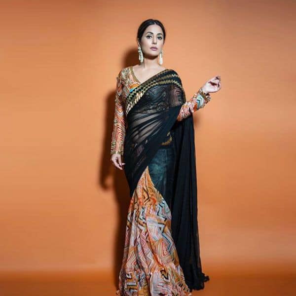 Draped in a Chiffon Saree, Hina Khan Channelises Her Inner Yash Raj Heroine  at the Lions Gold Awards 2020 (View Pics) | 👗 LatestLY