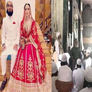सामने आया सना खान के निकाह का वीडियो, मस्जिद में रस्में पूरी करते दिखे शौहर अनस सैयद