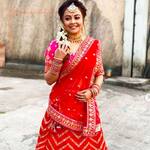 Saath Nibhaana Saathiya 2’s Devoleena Bhattacharjee looks resplendent in this red lehenga – view pics