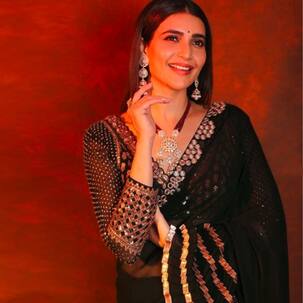 Karishma Tanna's black saree spells glamour in BOLD — view pics