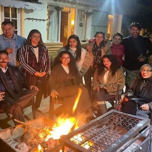 Kangana Ranaut enjoys the winter chill as she attends a dinner hosted by Maharaja of Nalagarh — view pics