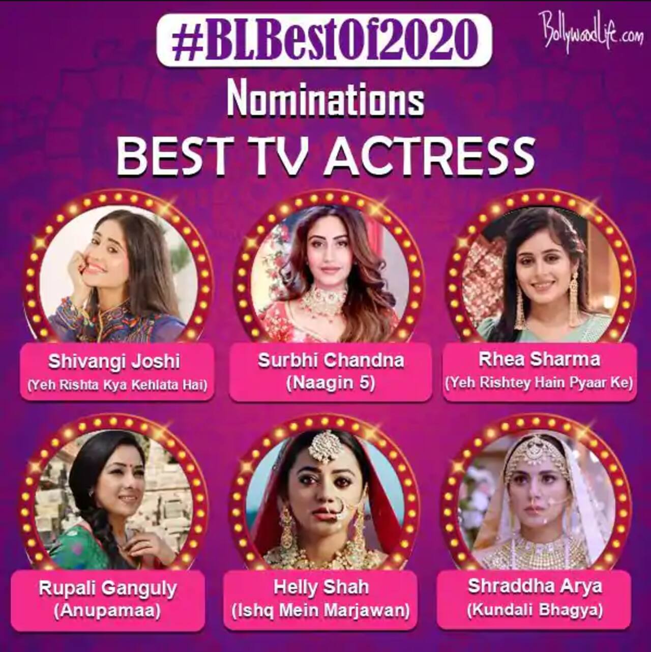 #BLBestof2020: Shivangi Joshi, Surbhi Chandna और Rhea Sharma; किस टीवी अदाकारा ने जीता दर्शकों का दिल ? वोट करके बताइए