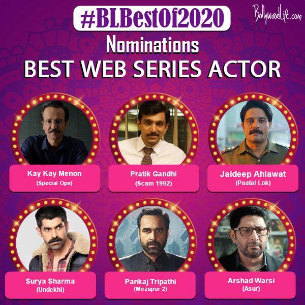 BLBestof2020 Pankaj Tripathi Arshad Warsi Pratik Gandhi who s the Best Web Series Actor of the year vote now