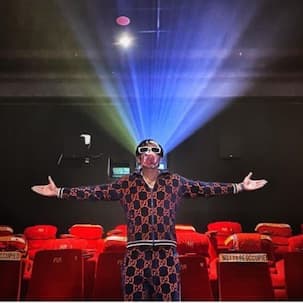 Ranveer Singh visits a theatre as he completes 10 years in films – view pic