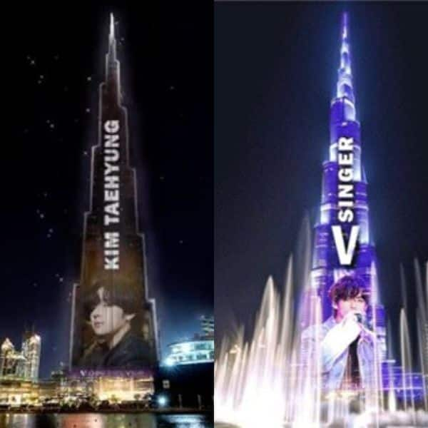 BTS’ V becomes the FIRST and the only Korean artist to feature on Burj