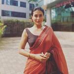 Bigg Boss 14’s Pavitra Punia looks gorgeous in a red saree as she steps out in the city for work – view pics
