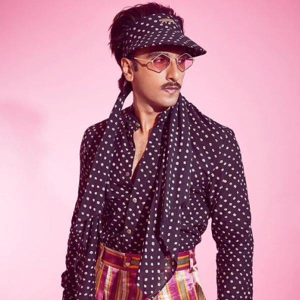Ranveer Singh Throws Fashionable Sass in Blue-Gold Satin Co-ords; Netizens  Ask 'Yeh Kaisa Fashion Hai