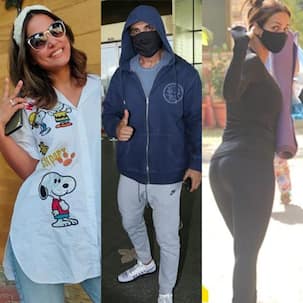 Spotted: Hina Khan shows her love for Snoopy, Malaika Arora's yoga session, Huma Qureshi's airport look