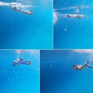 Disha Patani ने शेयर किया रोमांचक वीडियो, पानी की गहराई में उतरकर बन गई जलपरी