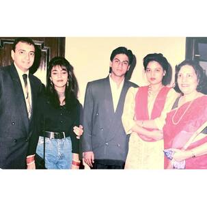 Viveck Vaswani shares a rare throwback picture of Shah Rukh Khan with wife Gauri and sister Lalarukh Khan