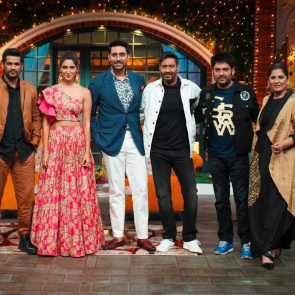 The Kapil Sharma Show: Ajay Devgn and Abhishek Bachchan create a BIG dhamaka  on the upcoming Big Bull special episode — view pics
