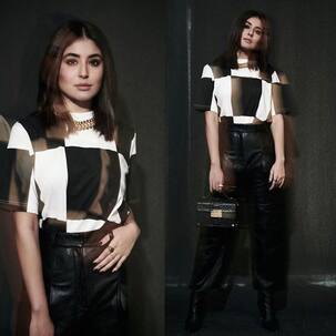 Tandav actress Kritika Kamra’s chequered monochrome look is HOT and happening – view pics