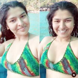 Taarak Mehta Ka Ooltah Chashmah फेम Nidhi Bhanushali ने बिकिनी पहनकर लगाई समुंदर में छलांग, तो फैन ने लिखा, 'सोनू बेटा मस्ती नहीं...'