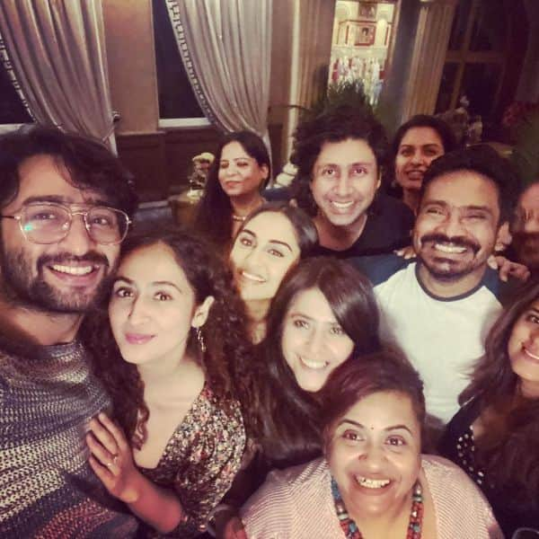 Newlyweds Shaheer Sheikh And Ruchikaa Kapoor Have A Reunion With Ekta Kapoor And Others View Pics