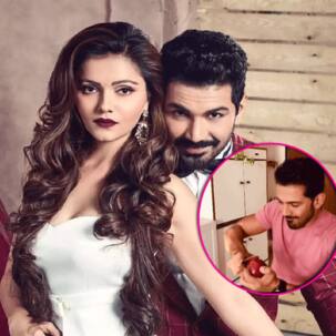 Bigg Boss 14: Abhinav Shukla को Valentine's Day पर Rubina Dilaik की आई इतनी याद, गुस्से में काट डाला सेब !!