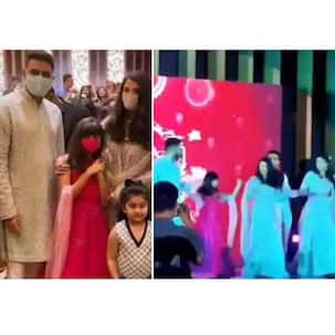 Video! Aaradhya Bachchan grooving to Desi Girl with Aishwarya Rai and Abhishek Bachchan is a MUST-WATCH