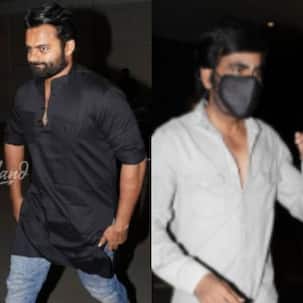 PICS: Ravi Teja, Sai Dharam Tej, Anasuya Bharadwaj seen at the engagement of Raghu Babu's daughter