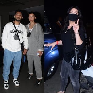 #StarSpotted: Gauahar Khan के साथ एयरपोर्ट पर दिखे Zaid Darbar, Vicky Kaushal भी हुए स्पॉट