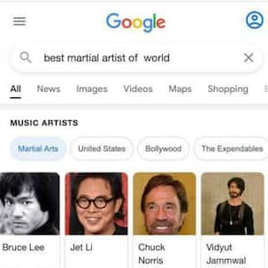 Vidyut Jammwal recognised as one of the world's leading martial artists alongside Jackie Chan, Bruce Lee, Chuck Norris by Google