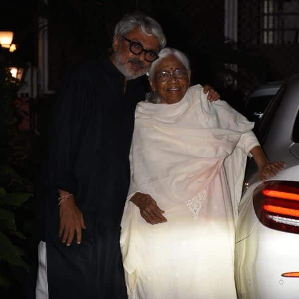 Bhansali with his mother