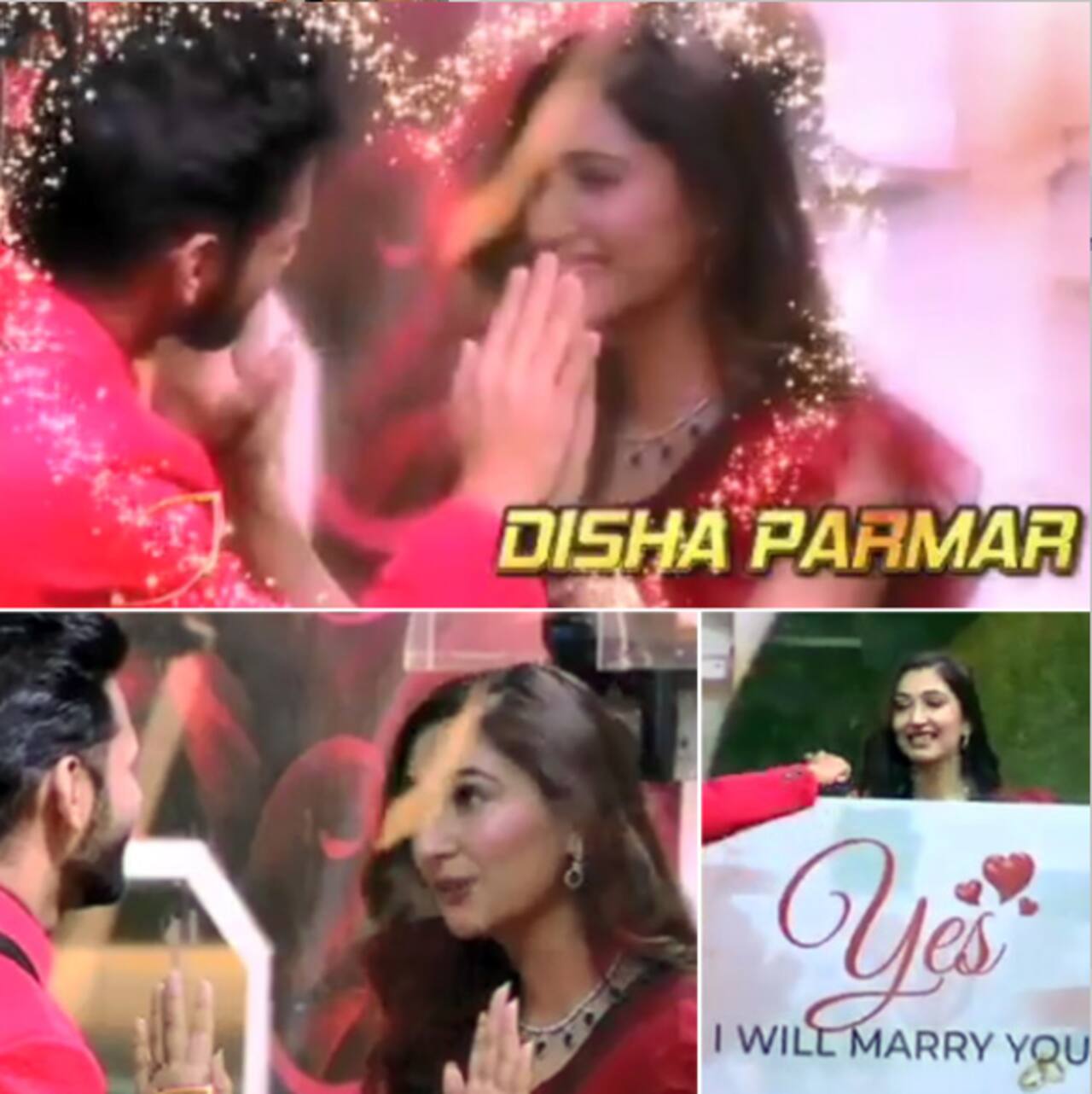 Bigg Boss 14 Promo Rahul Vaidya Kisses Disha Parmar As She Agrees To His Marriage Proposal
