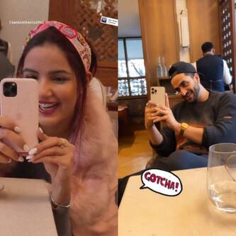 Aly Goni and Jasmin Bhasin turn goofy on their vacation — view pics