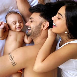 Amrita Rao breastfeeds her baby son Veer; husband RJ Anmol calls it his 'most beautiful sight every day' — view pic