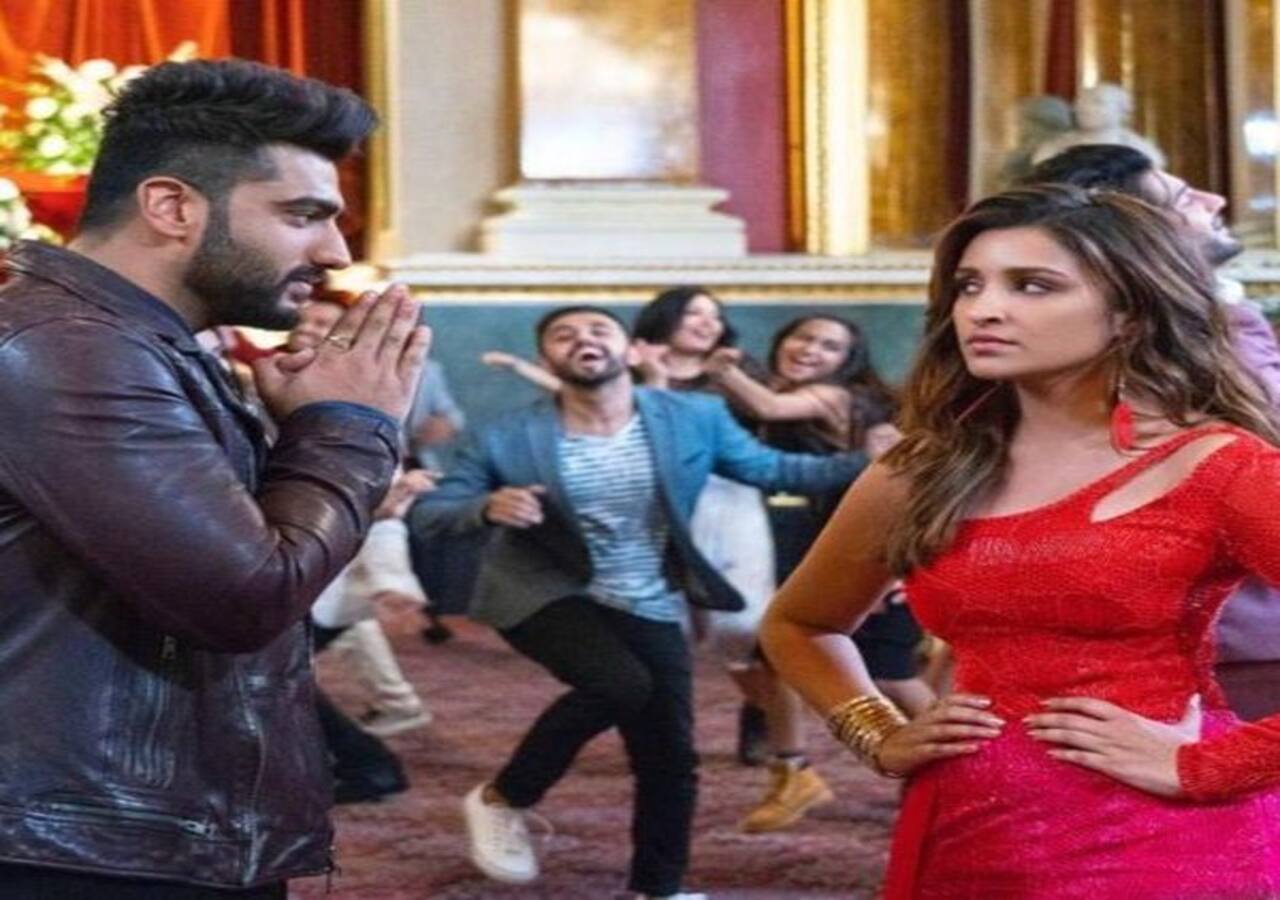 Arjun Kapoor, Parineeti Chopra At The Song Launch Of Proper Patola From  Film Namaste England on 3rd Oct 2018 / Parineeti Chopra - Bollywood Photos, image size:1280x900