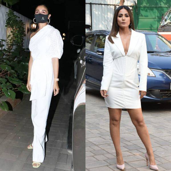 Best Dressed: Alia, Hina, Rashami go white to make fabulous fashion statements