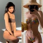 Kendall Jenner's wardrobe of tiny bikinis is only for bravehearts	— view pics