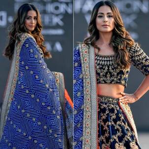 Lakme Fashion Week 2021: Hina Khan के रैम्प वॉक पर थमी हर किसी की निगाहें, शोस्टापर बनकर लूटी महफिल