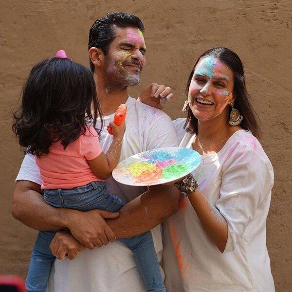 Angad Bedi and Neha Dhupia