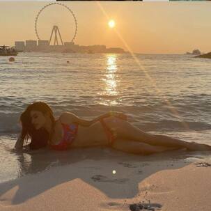 Mouni Roy, Nia Sharma, Benafsha Soonawalla tripling in red swimsuits is too hot to handle — view pics