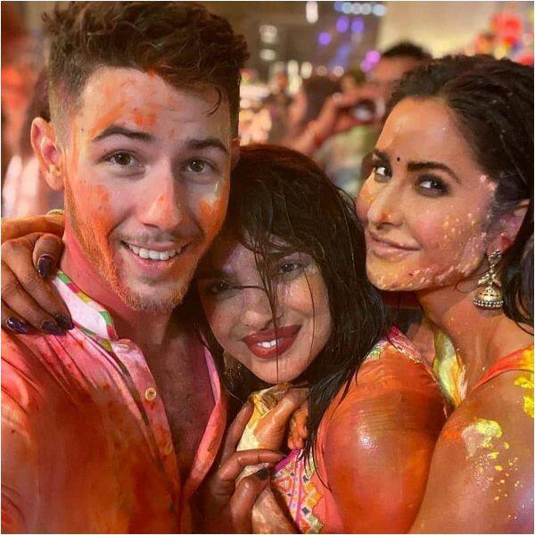 Priyanka Chopra, Nick Jonas and Katrina Kaif