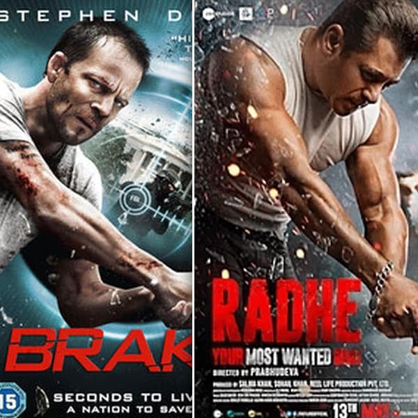 Has Salman Khan Copied Radhe Poster Krk Claims So सलम न ख न न क प क य र ध क प स टर इस फ ल म स च र य आइड य क आरक क द व