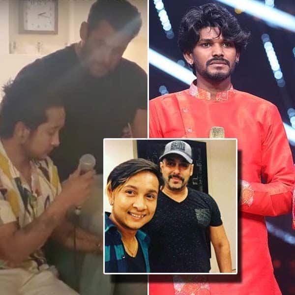 Pictures of Pawandeep with Salman Khan go viral! Sawai Bhatt's fans upset