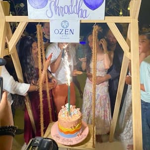 Shraddha Kapoor's loved-up picture with Rohan Shrestha as she cuts her birthday cake sparks engagement rumours