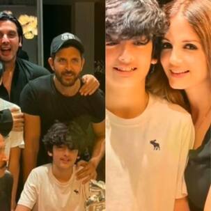 Hrithik Roshan, Sussanne Khan celebrate son Hrehaan's 15th birthday; see inside party pictures