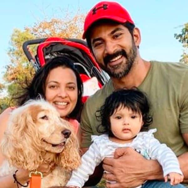 Vivan Bhathena with daughter Nivaya