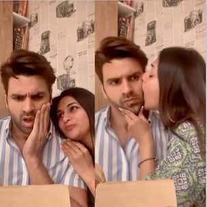 Women's Day 2021: Divyanka Tripathi Dahiya's celebration includes biting Vivek Dahiya's cheeks; friends remind her, 'Pure protein no fat'