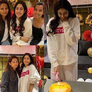 Janhvi Kapoor ने Good Luck Jerry के सेट पर ही काटा बर्थडे केक, वायरल हुईं पार्टी की इनसाइड Photos