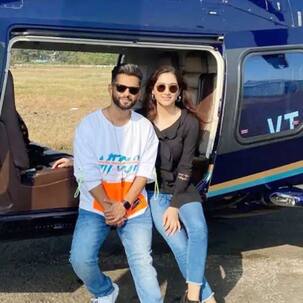 Rahul Vaidya and Disha Parmar remind us of Virat Kohli and Anushka Sharma as they enjoy a game of cricket