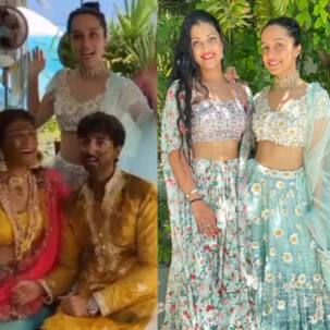 Shraddha Kapoor and rumoured beau Rohan Shrestha enjoy her cousin Priyaank Sharma's wedding in Maldives